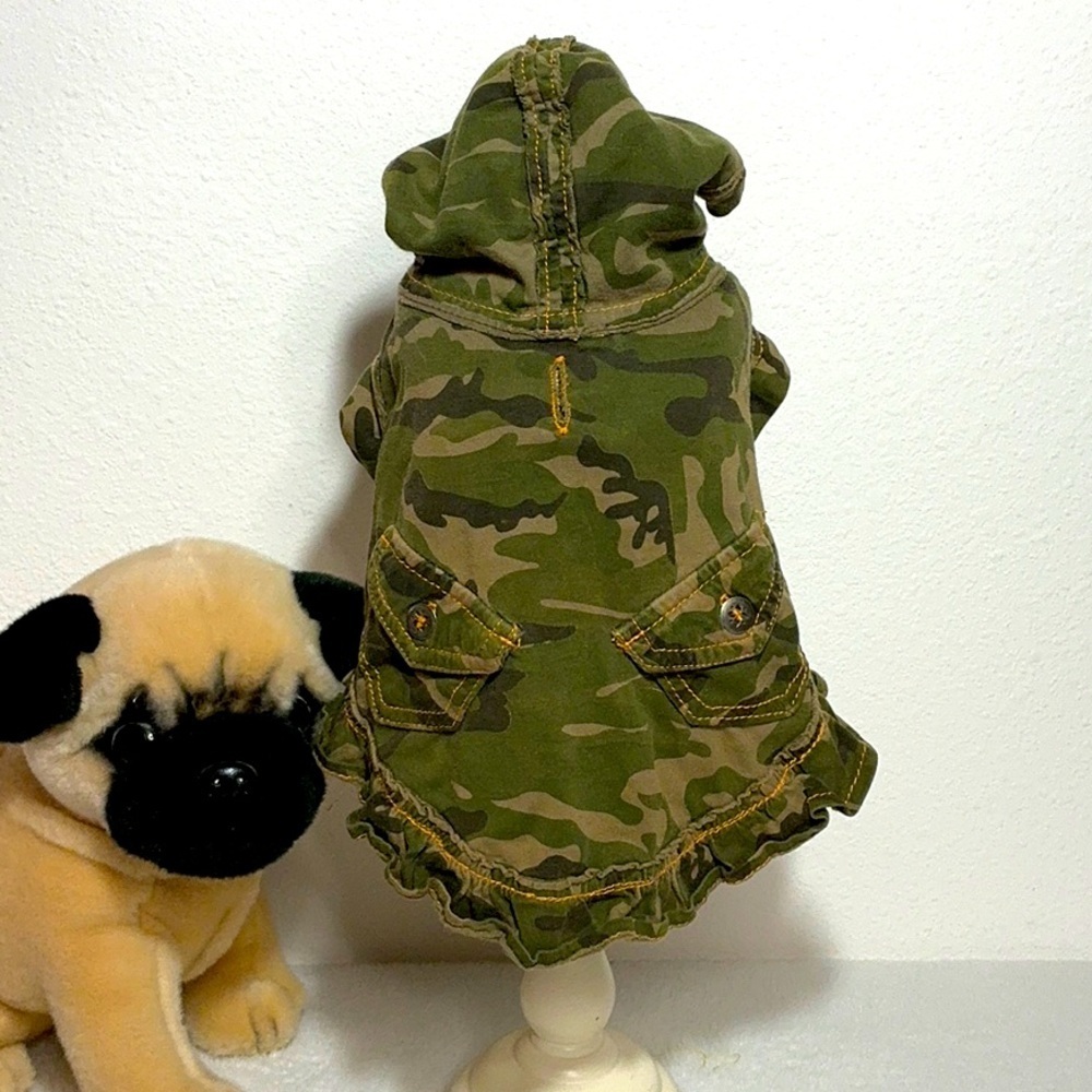 *Camouflage Dog Hoodie Dress - Picture 2 of 9